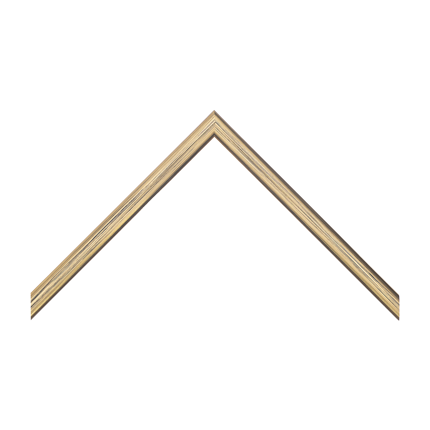 cornice legno ramin bombata film oro graffiato | Albor