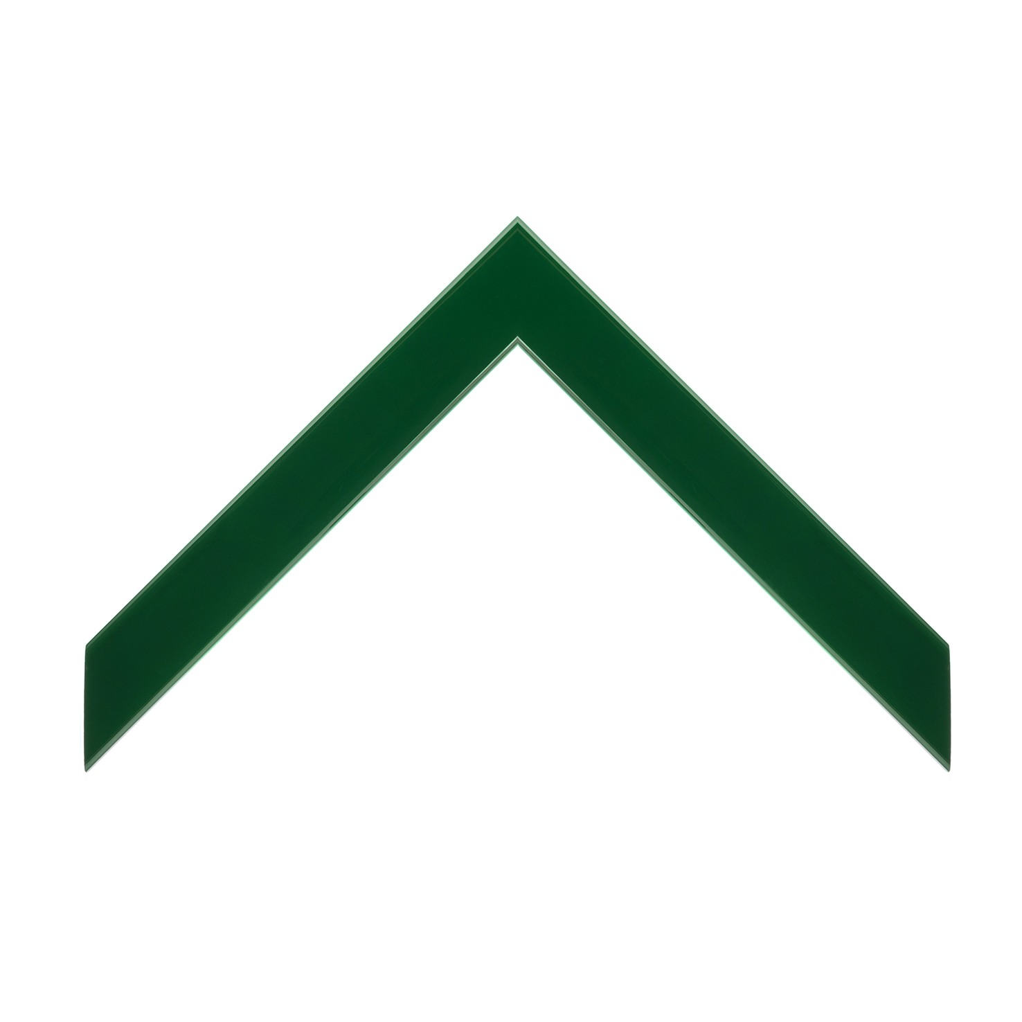 cornice legno ayous bomberino verde bandiera lucido | Albor