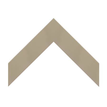 cornice legno ayous piatta film champagne spazzolato | Albor