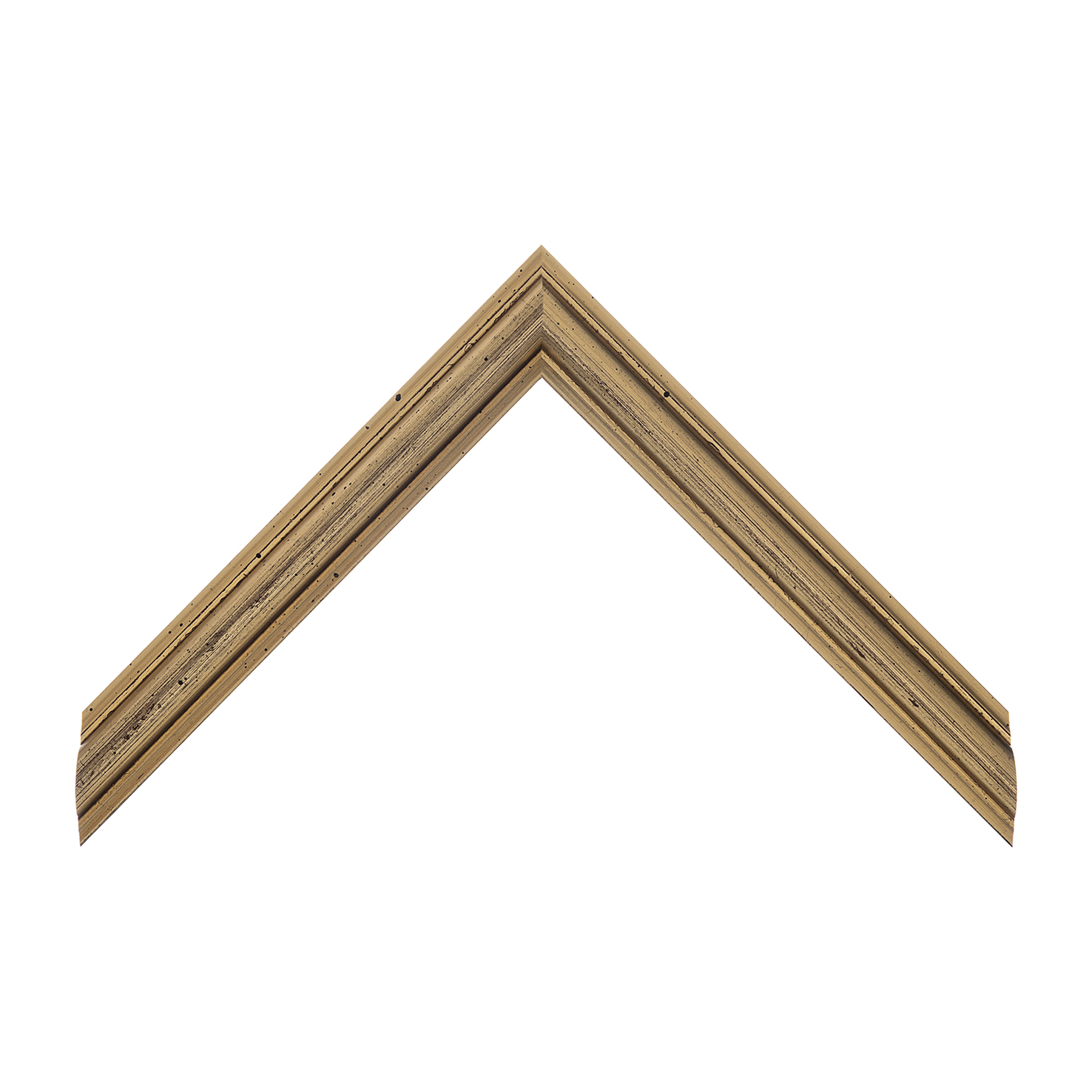 cornice legno ramin sagomata foglia oro antico | Albor