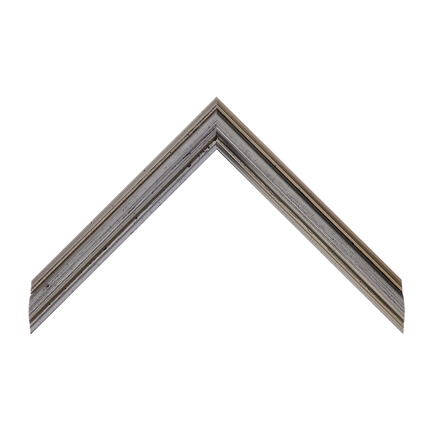 cornice legno ramin sagomata foglia argento antico | Albor