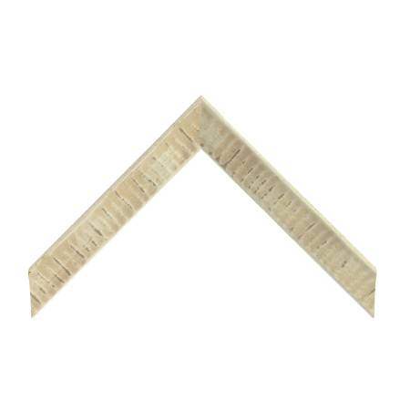 cornice legno ayous sagomata bianco antico manuale | Albor