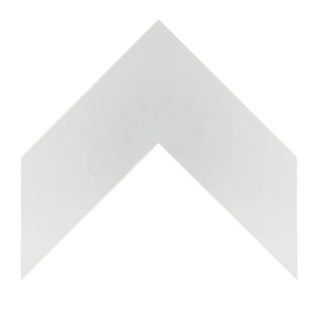 cornice legno ayous piatta bianco lucido | Albor