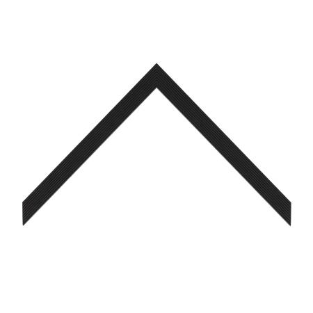 cornice legno ayous sagomata tinta wengé poro aperto | Albor
