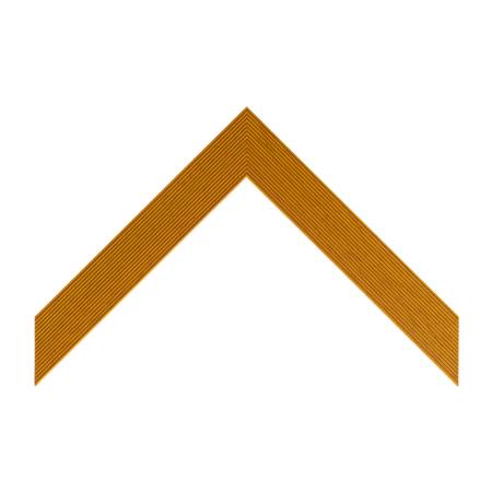 cornice legno ayous sagomata tinta ocra poro aperto | Albor