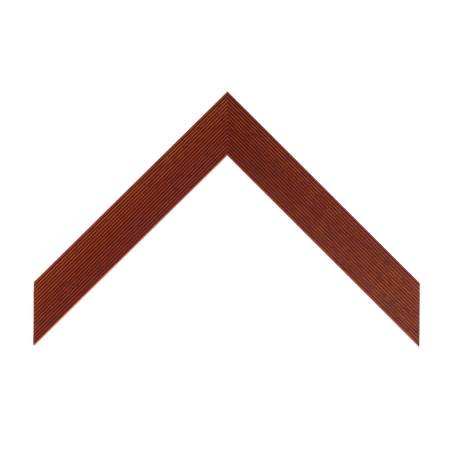 cornice legno ayous sagomata tinta mattone poro aperto | Albor