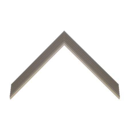 cornice legno ayous sagomata tortora opaco | Albor