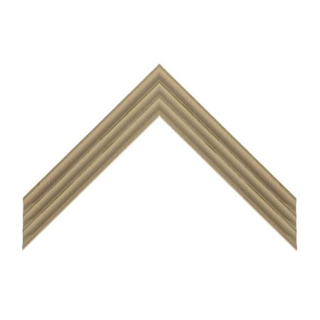cornice legno ayous sagomata tortora pastello manuale | Albor