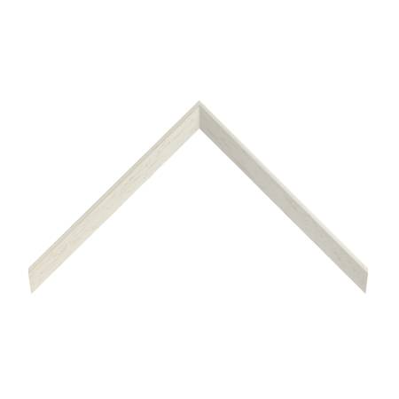 cornice legno ayous sagomata bianco poro aperto | Albor
