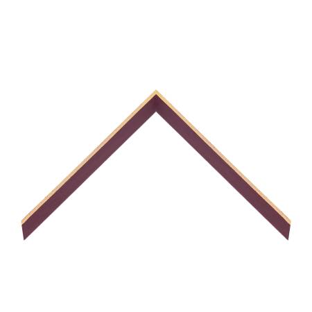 cornice legno ayous sagomata vinaccia poro aperto fianco naturale | Albor