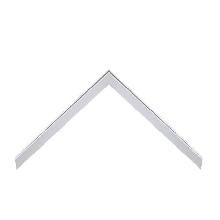 cornice legno ayous sagomata film argento | Albor