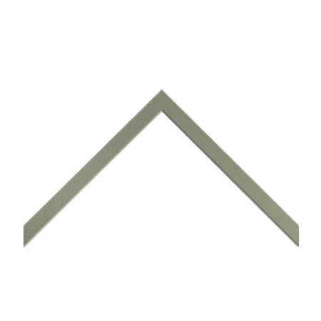 cornice legno ayous cassetta grigio chiaro fianco bianco poro aperto | Albor