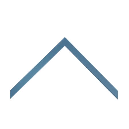 cornice legno ayous cassetta blu avio opaco | Albor